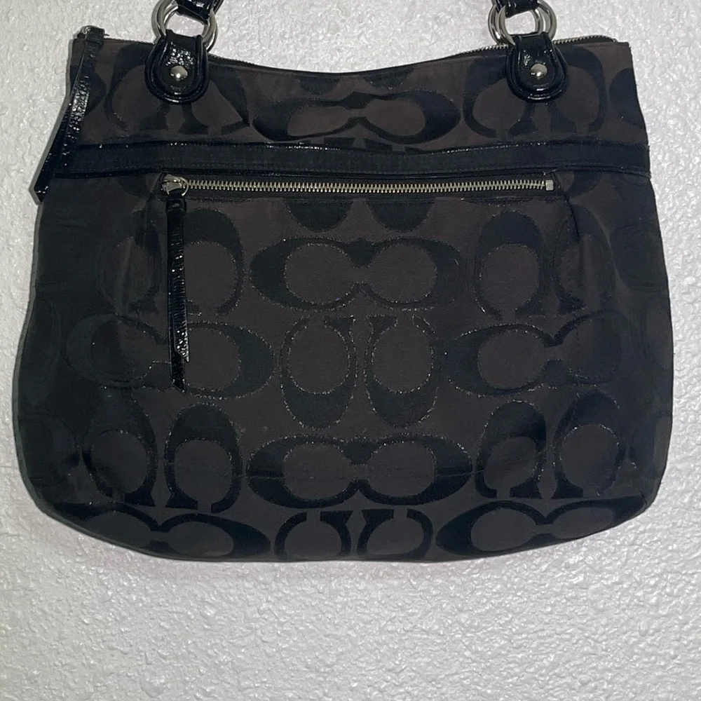 Coach black signature Women's Bag
